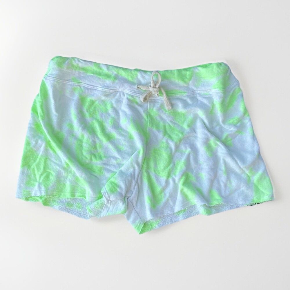 Sundry Green White Tie Dye Lounge Shorts Size S New Sweats Soft